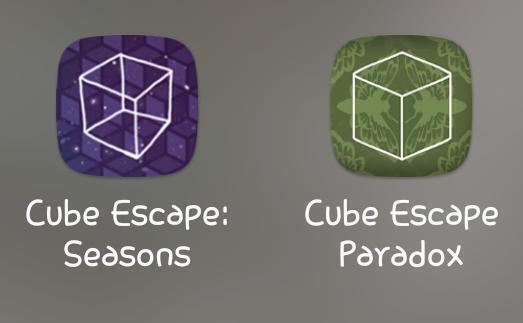 리뷰 Cube Escape 큐브 시리즈 평점은 지극히 주관적이다 개인적인 생각과 취향을 넣어서 매긴 점수임 첫번째 이미지 게임 아이콘 두번째 이미지 큐브 Seasons 인게임