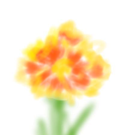 메리골드 꽃이 뭔지 몰랐는데 찾아보니 이쁘더라 최대한 그려보겠다고 그렸는데 어렵네 고마워