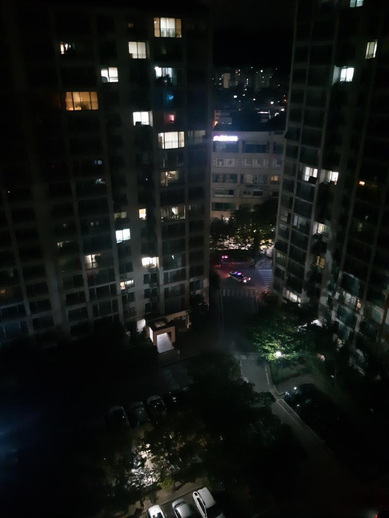 근데 한대가 아니라 두대 왔어 내가 아파트 거의 년째 살고있지만 새벽에 경찰차 온건 처음이네