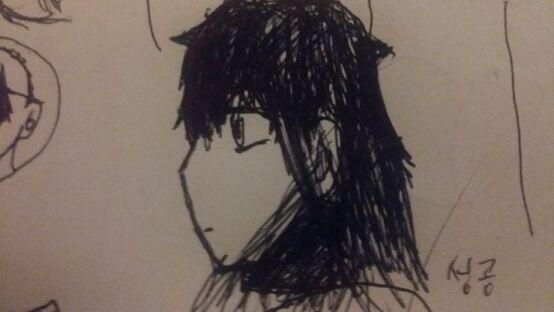 옆모습이라서 미안해ㅠ (앞은 못그림)