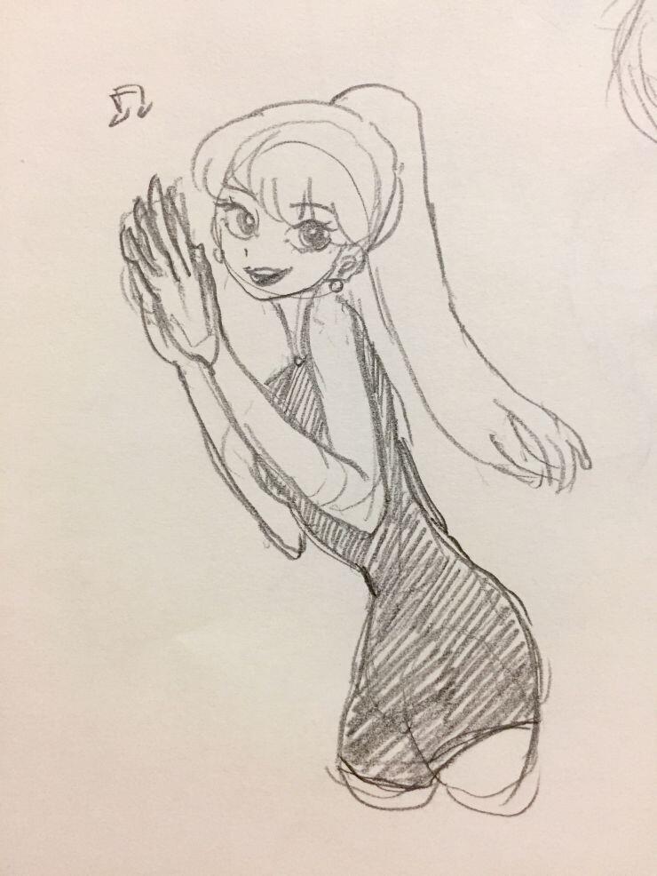 첫번째는 가이린..이랍시고 그려봄ㅜ 요즘 포니테일이 자꾸 눈에 밟힌다 포니테일 최고!