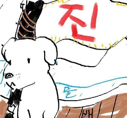 >>51이 돌아오질 않으니 >>47인 나 비버가 문제를 낼께! 솔직히 나도 그리면서 이거 아무도 못맞추는거 아니야? 라고 생각할정도로 복잡하다