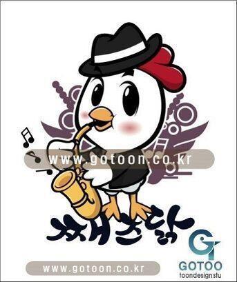 치킨에 수탉은 사용안해 암탉을 사용해 근데 왜 캐릭터는 수탉인거지?