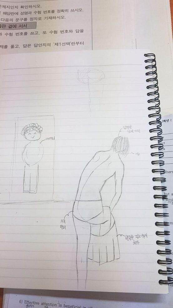 (못그림 주의) 어머니는 귀찮아서 대충 그림;; ...나 뭐하니?