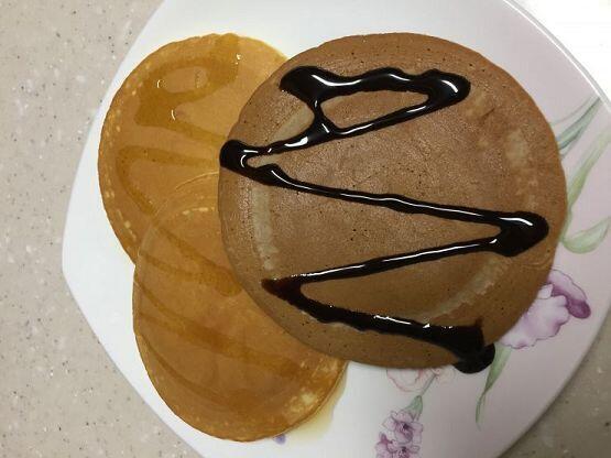 시럽뿌렸다 나 되게 맛없어보이게 찍는 재능 있나봐