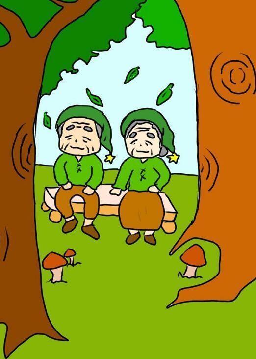 어린이 난장이/ 노부부 난장이 ---------------------------------------------------------------