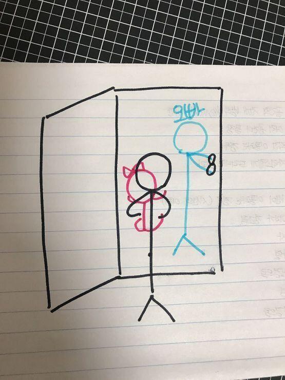 아침에 너무 눈부시고 막 집이 시끌벅적한거야 눈 떠보니까 오빠네 집 침대 위이고, 경찰아저씨가 오빠한테 이것저것 추궁하면서 집을 막 뒤지고 살피