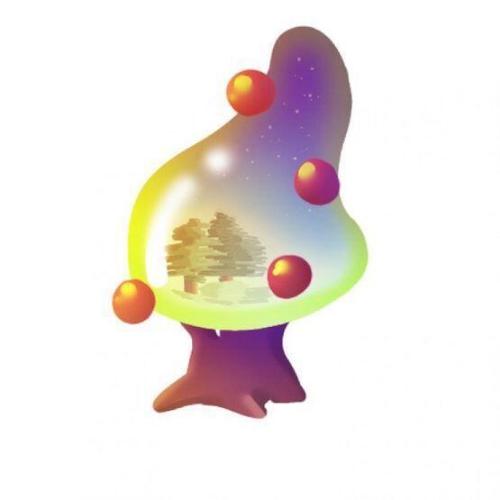 오늘 버섯 채집하다가 얻은 예쁜 버섯이다 난장! 겉에 있는 열매도 버섯의 일부지만 달달하고 즙이 잔뜩인 씨없는 체리같아서 따로 떼서 후식으로 다
