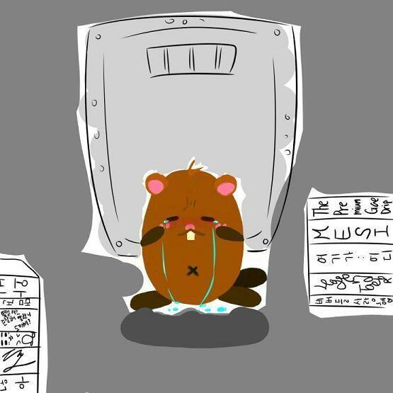 결국..우리의 비버는 눈썹을 밀리고 책들과 함께 정신과 시간의 방에 갇혀버리고 만다.....