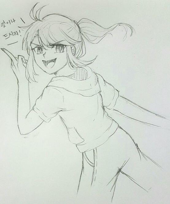 아 그리고 이건 아까 낙서한 거...!
