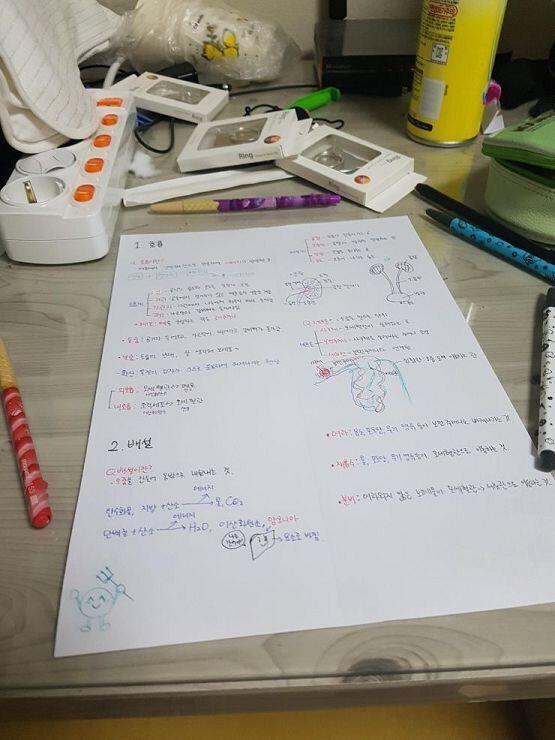 필기는 아니고.. 느낌가는대로 쓴거랄까
