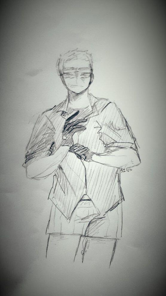 넘 내취향이라 호딱 그려왔더니 여기저기 장난아니게 난리남 ㅠㅁ ㅜ 미안ㅠㅠ 검은셔츠+가죽장갑+사각팬티+두꺼운눈썹