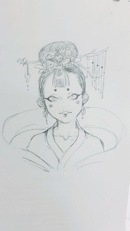 너무 피곤해. 낙서하면서 보냈는데도 머리 아프네.