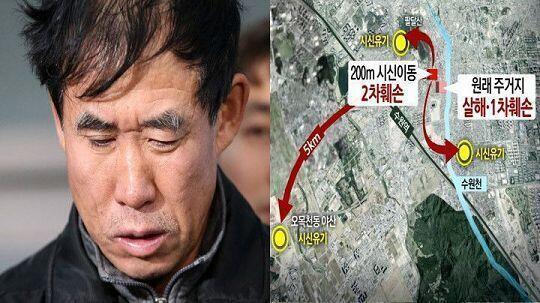 너무신기하고 소름돋아서 이것저것 찾아보니 토막살인사건 훼손부위들 발견된곳이 정확히 내가 뛰던코스였고 박춘봉은 우리집 (매교동 수원고등학교 근처)