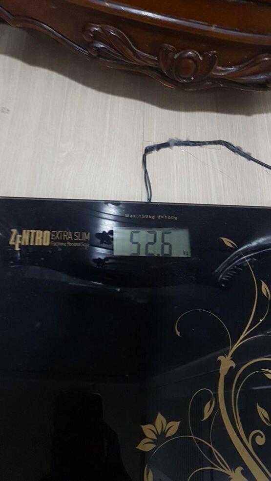 사진 찍을라고 다시 갔더니 52.6이네