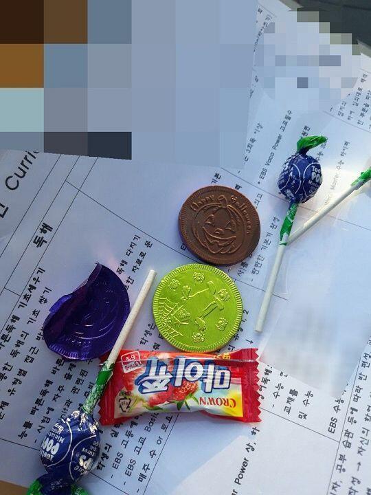 어쩌다 대화가 길어져서 유일하게 할줄아는 영어 했더니 쬬코렛받음