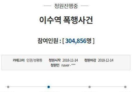 일본 교과서급으로 날조된 글에 30만명이 넘게 청원에 참여했어. 일단.. 이수역 사건을 떠나서 이런거에 휘둘리는사람들은 바보같아