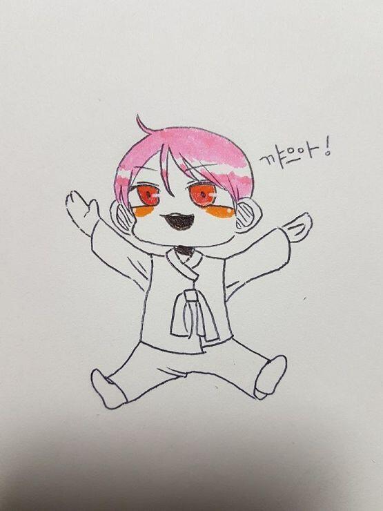돌잔치를 했다. 만화고기와 붉은 색 무언가를 먹었다..ㄷ