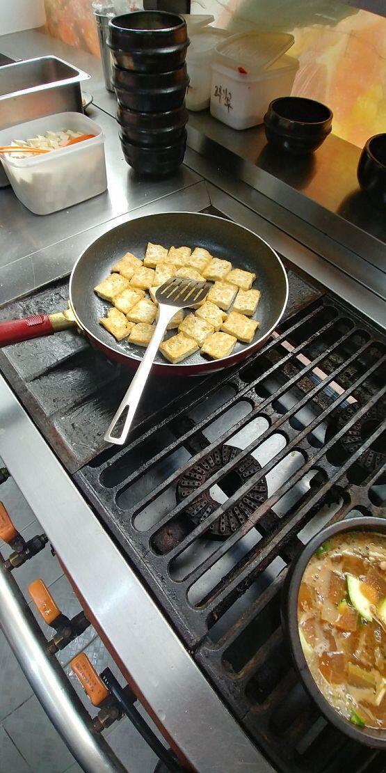 요번에는 두부구이 만들었댱