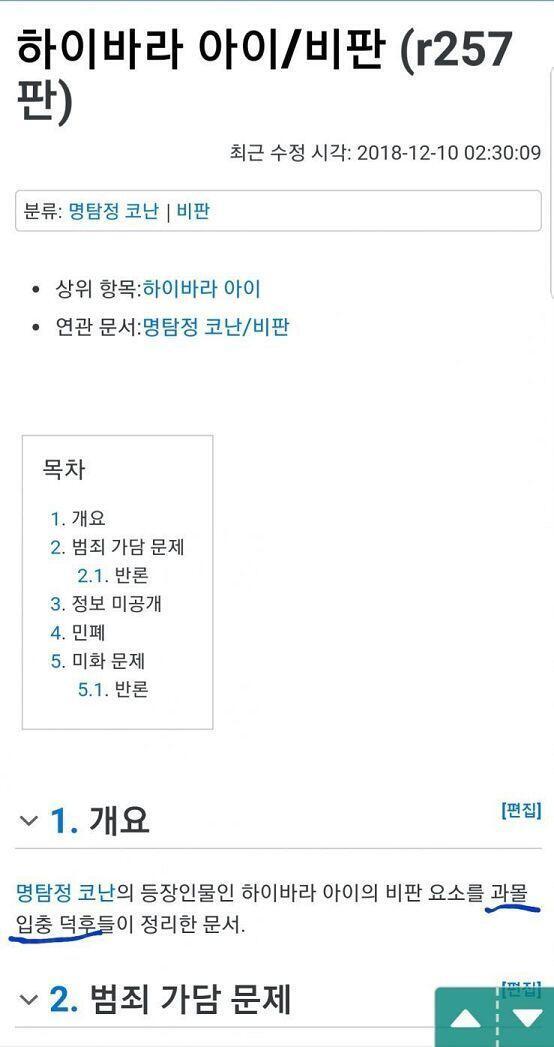 >>692 꺼무위키 24시간 상주하는 빠들 진짜 개노답이야;; 캐릭터 비판 문서에 있던 일부 항목도 지들 멋대로 통삭하고 심지어 위 짤처럼 비판