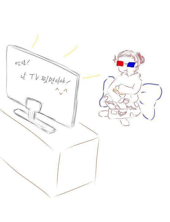 >>12 사실 스레주는 TV를 잘 안보지만 나를 모델로 그려왔엉! 모델이라 해봤자 머리묶은 스탈이나 전에 입었던 옷뿐이지만! 바지무늬는 하트+날