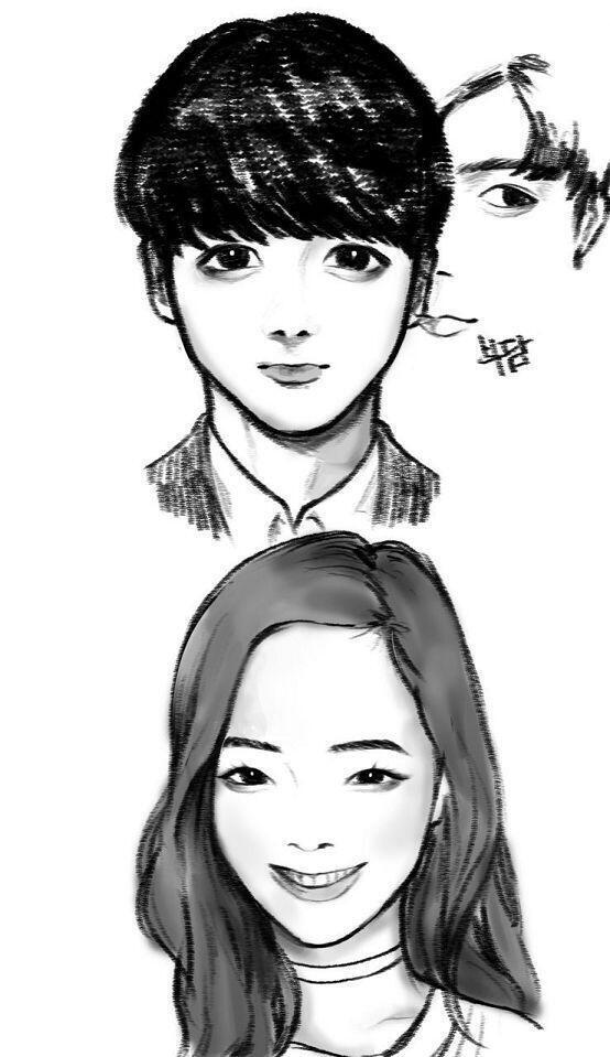 테런 라라캐릭터... 내가그리니 애기가아니게됨.. 색깔은 맘대로 칠하려다 포..ㄱ..ㅣ.. 그리고 좋아하는 가수 사진보며 그린것..!!! 어렵고