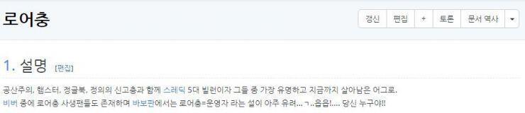 심지어 이 로어=운쨩 설은 다름 아닌 스레디키에서조차 말하고 있다. 로어란 과연... 운쨩인가? 어? 당신 누구야..!! 읍읍!...