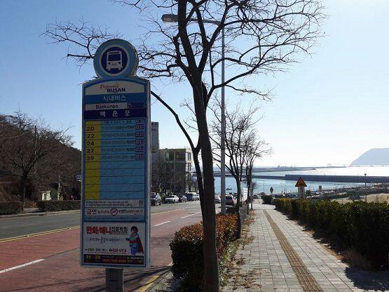 백운포에서 내렸다. 바다 풍경이 멋지다. 근데 지금 점심을 못 먹어서 hp가 달리는 관계로 일단 편의저부터 찾아보겠다. >>15 어....그런가