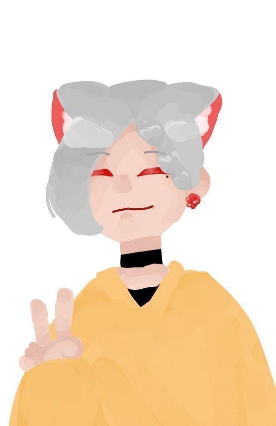 내 자캐인데 이 아이 가능할까? 참고로 실눈캐 여자아이야! 한쪽 가르마는 땋았어!