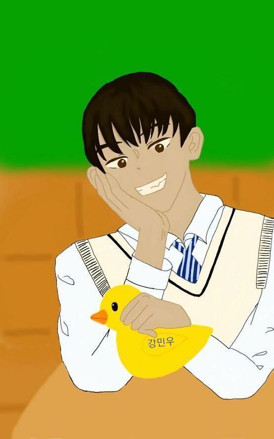 겁나 노오오력 해서 그린 강민우...!