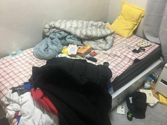 답없는 침대 시작...