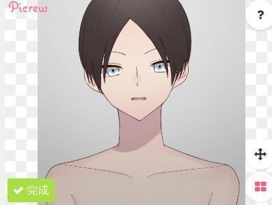 살짝 겁먹은 모습인거 같다 위에 먼저 만들어진 애들보고 쫄았나(?) 앞머리 모양 >>125 머리색 >>126