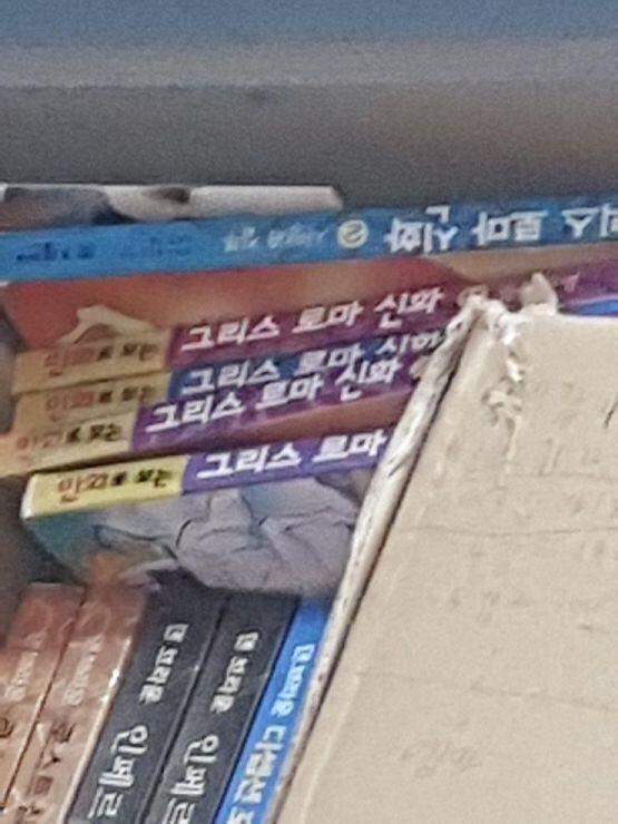 학교도서관이라니 후후 역시 내가 제일 오지는건가 애기때(즉 미취학아동)부터 집에 있는 구판으로 보며 자랐지 정리 안 돼서 엉망이긴 하지만 인증해
