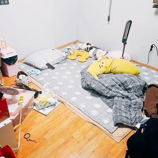텐트를 빼냈다!!! 이제 온수매트랑 이불 빼낼거양