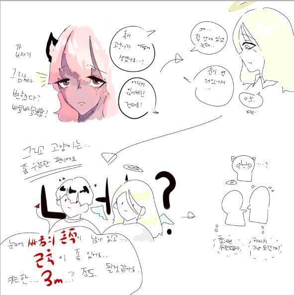 어머! 듣고 보니 참 기여운 고양이군요? 이 기여운 고양이를 찾는거시 두려어진 천사와 앙마는 도망칠까 생각하고 있섰어요! (샛상에 또 캡쳐본이라
