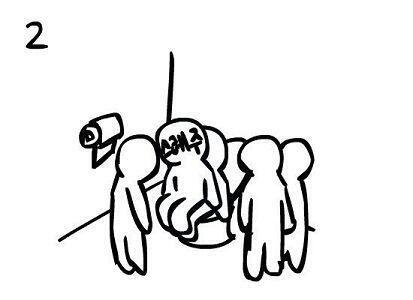 상황을 정리하기 위해 내가 이해한 상황들을 그려봤어. 스레주는 어떤 상황이었어? 친구들이 전부 탑을 이루진 않았을테니 아마도 2번이겠지..?