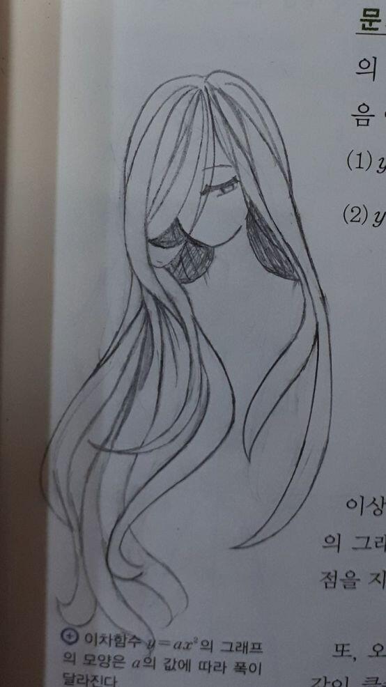 대갈치기 낙서라도 괜찮다면 올리고 간다ㅏ 힘들었어..과연 내가 다시 저 헤어스타일을 그릴수 있을까
