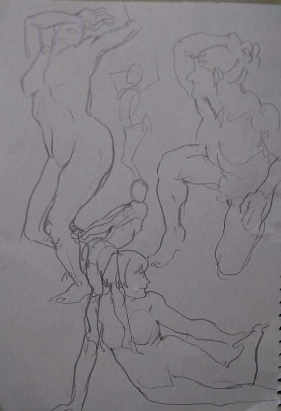 오늘치! 세 장밖에 업로드를 못 하니까 세 장이라고 정해놨는데 양이 좀 적은 것 같아. 종이를 아끼는 버릇이 안 좋다는 걸 방금 알았는데...