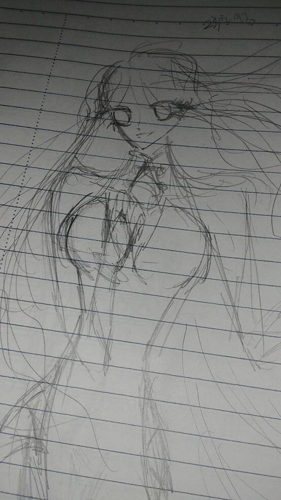 미술심리치료책 보면서 사람그리기 할때 그린 피겨선수그림.. 너무 잘나온 느낌 살짝 똘끼충만한 모습인 누님도 위쪽 그냥 손가는 대로 그리고 쓰고싶