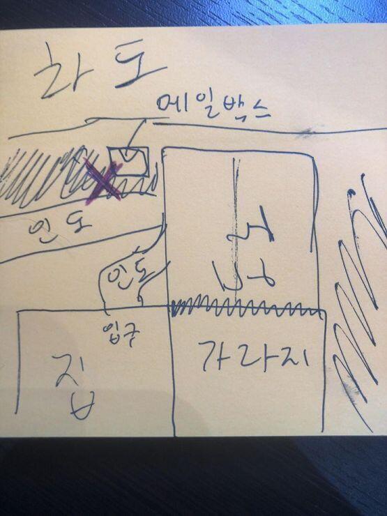 사진 대충 위치 설명하고 내 일기 내용은 이상하게 오글거려서 걍 가리고 찍었어