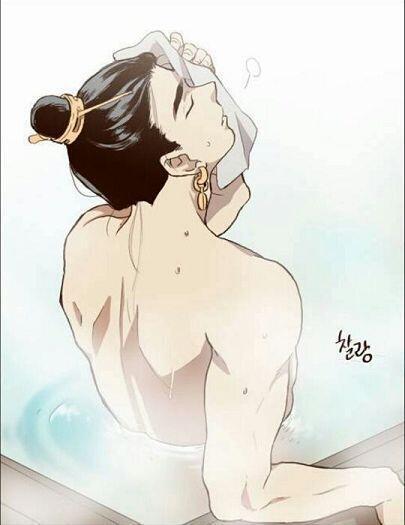 네이버 웹툰 낮에 뜨는 달의 남주 '도하' 내가 섹시하다고 느낀 유일한 2D....