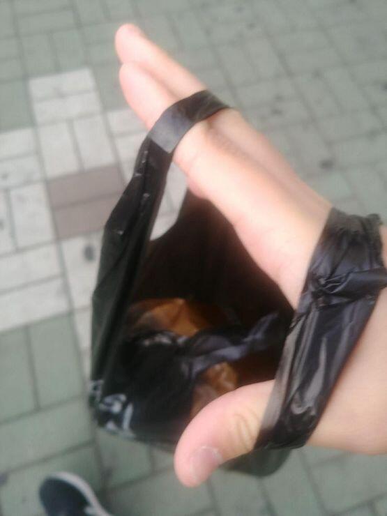 아침!