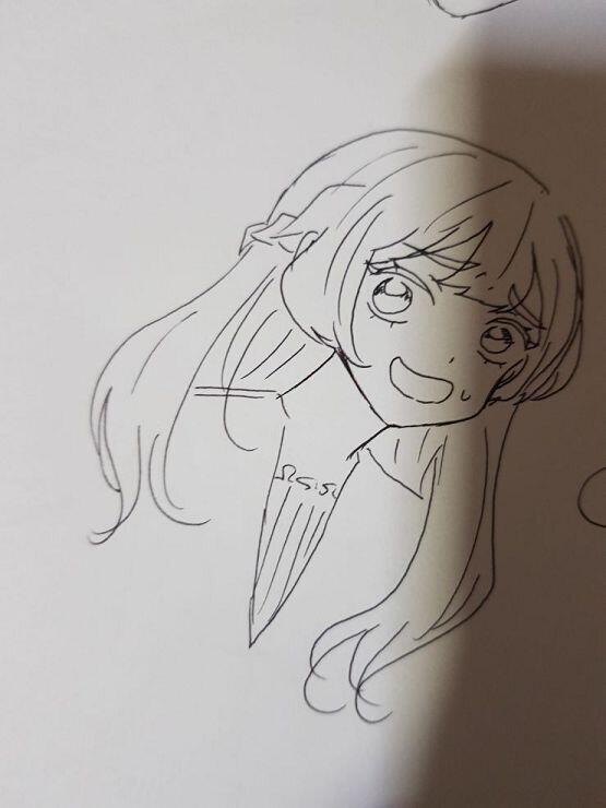 이게 최근 그림이야 금요일에 그린건데 이젠 선따는거 마저 고통스럽더라고 옛날에 선을 긋던 그 느낌이 아니야ㅠㅠㅠㅠㅠ