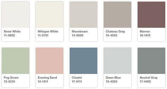 Chateau grey,dawn blue,citadel,midnight blue,sparkling grapes! 다 팬톤색이라 한국어로 어떻게