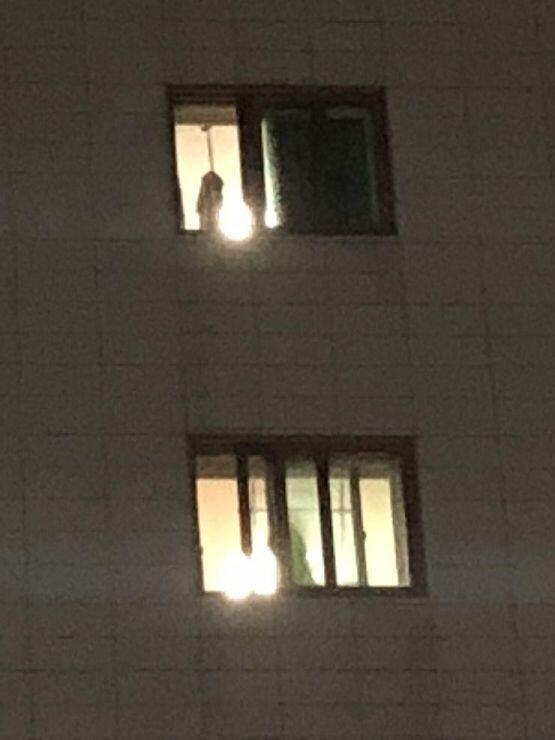 이게 줌 당겨서 찍은건데 사람처럼 보여?