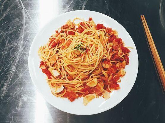 토마토 스파게티!!