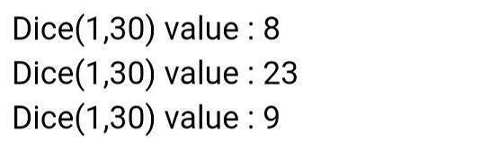 Dice(false,false) value : false 아 미안 하나만 굴렸네 수정하면 다이스 값이 안 나와서 다른 스레에서 굴려왔어