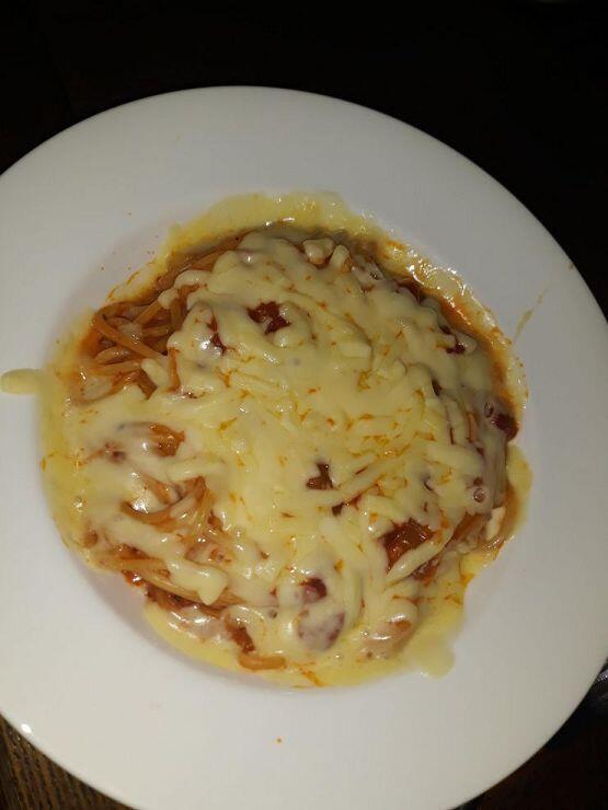 둘다 토마토치즈스파게티!!!