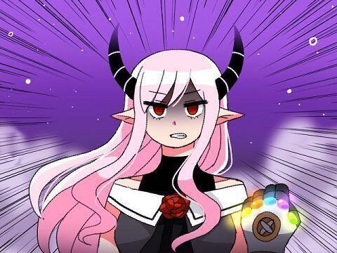 ???: 네 놈의 모든 것을 녹여버려주마..... 분노한 마왕이 만들어낸 거대한 불꽃이 토네이도 같은 형태로 변해서 무시무시한 속도로 회전하더니