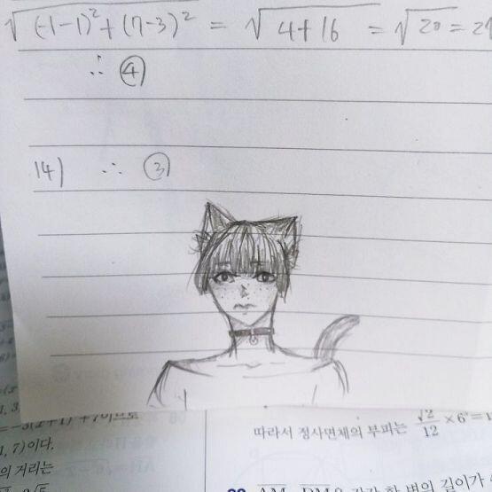 미안 손 그림이 전문이라.....ㅜㅠㅠ 난 머리랑 눈색 다 검음색이야 꼬리랑 귀도 잘 부탁해